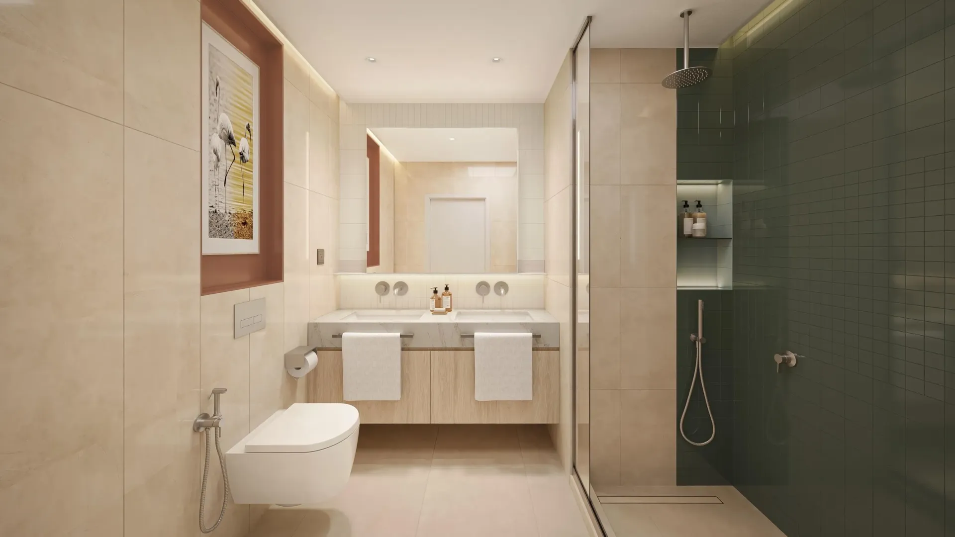 Rove Home Meydan Horizon — ванная комната