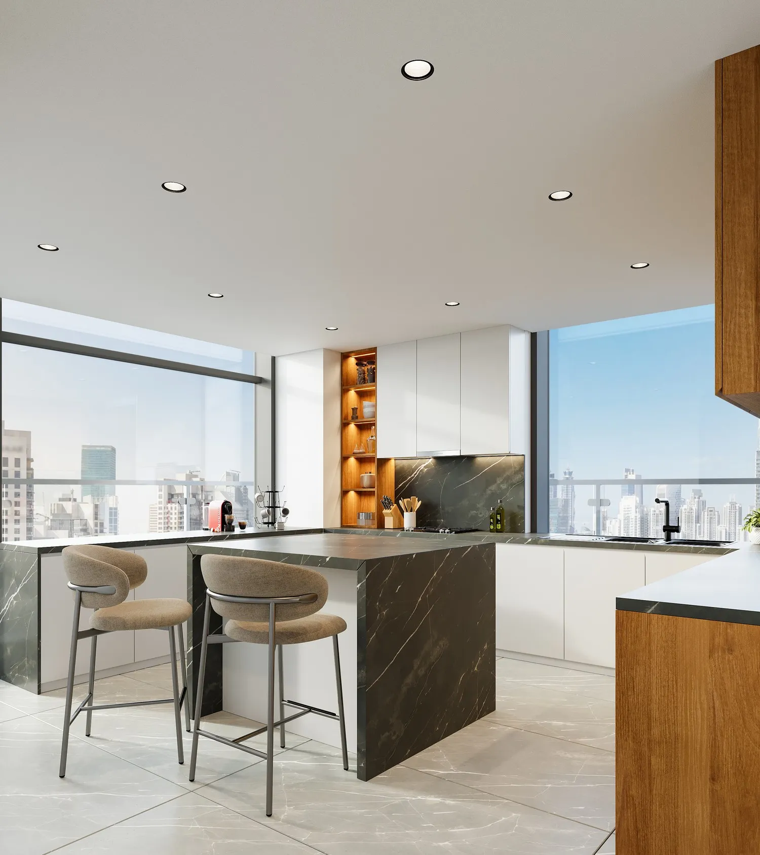Royal Regency Suites — кухня