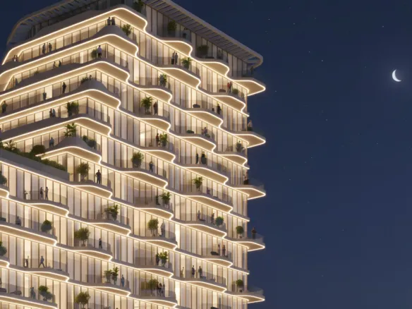 Royal Yacht Club Residence — фасад здания