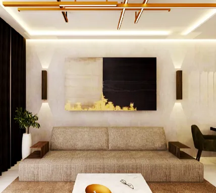Rukan Tower — интерьер гостиной, фото 12