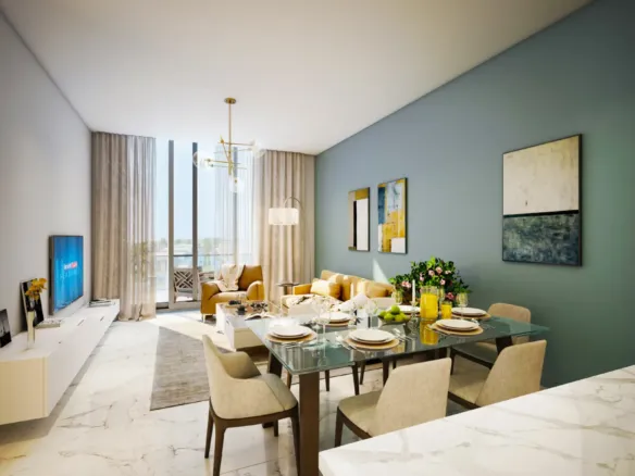 Rukan Tower — интерьер гостиной