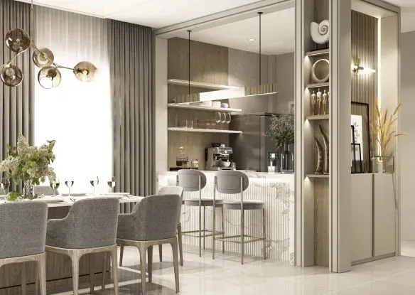 Rukan Residences — кухня-столовая