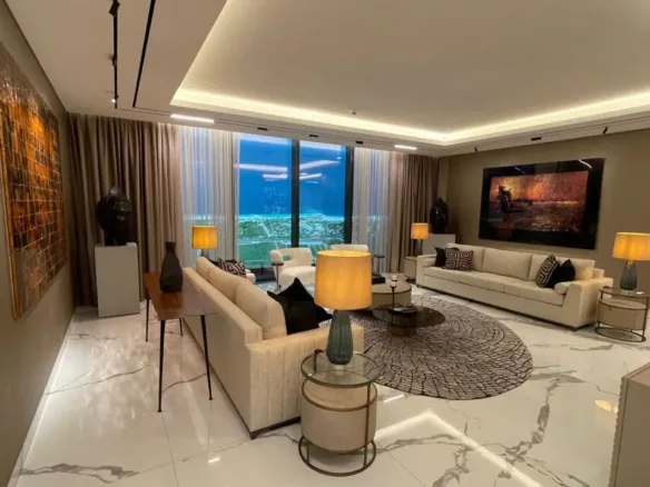 S-tower — интерьер гостиной