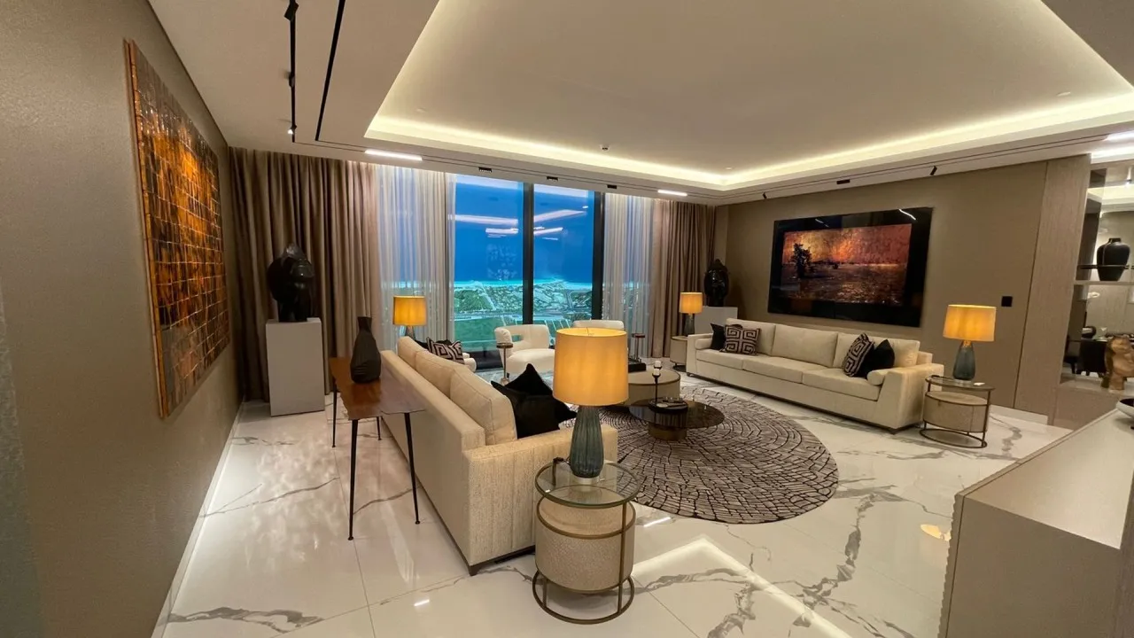 S-tower — интерьер гостиной