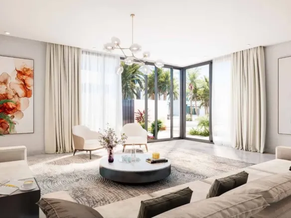 Saadiyat Lagoons — интерьер гостиной