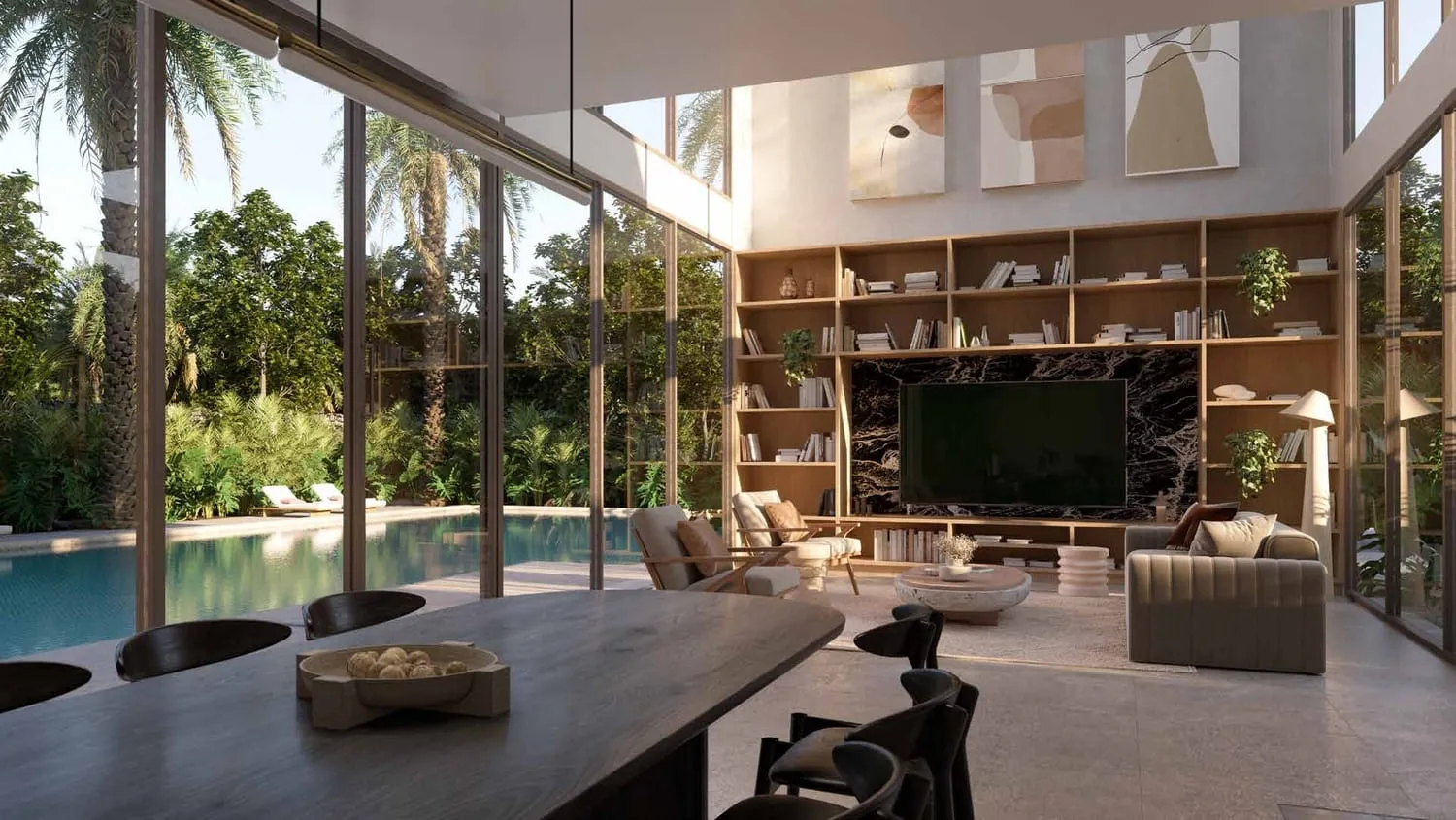 Saadiyat Lagoons — интерьер гостиной, фото 9