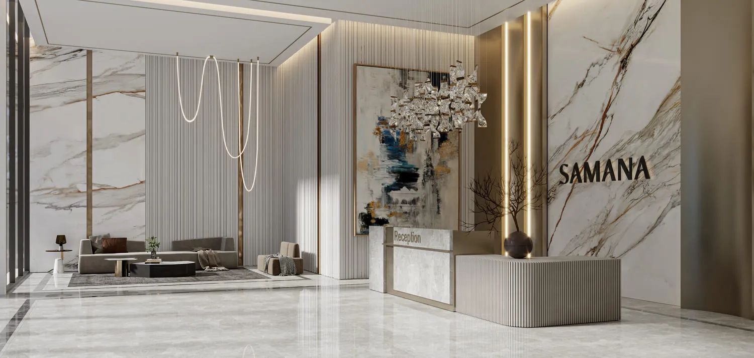 Samana Barari Heights — лобби