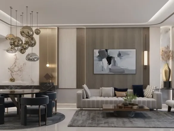 Samana Barari Lagoons — интерьер гостиной