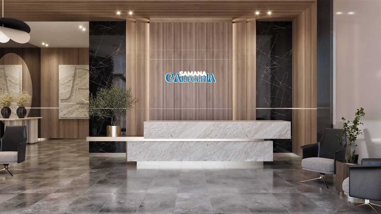 Samana California — лобби, фото 18