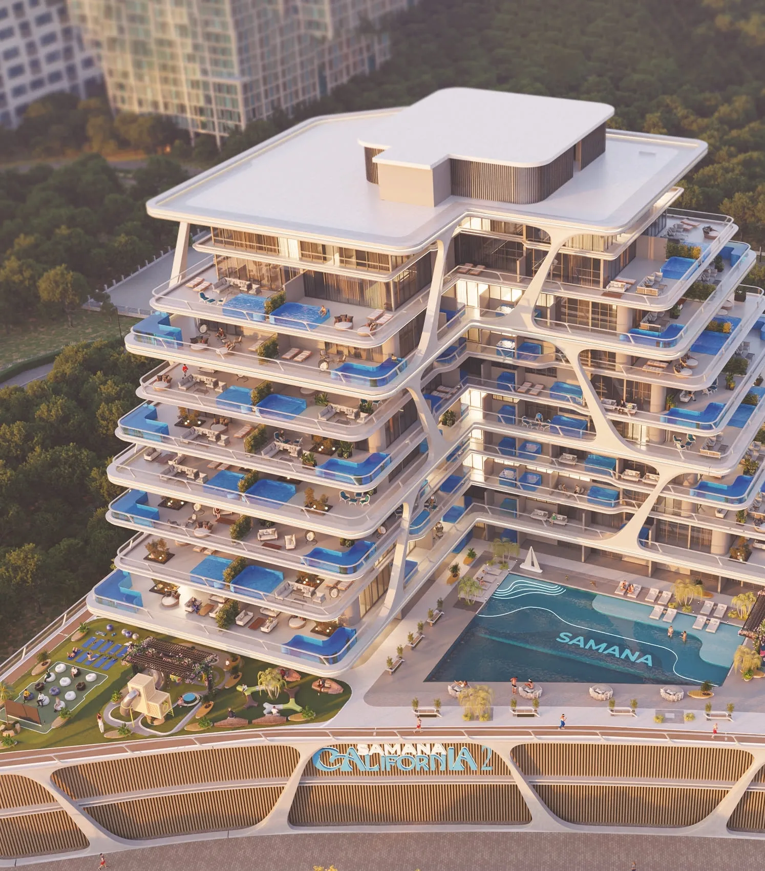 Samana California Phase 2 — вид на комплекс