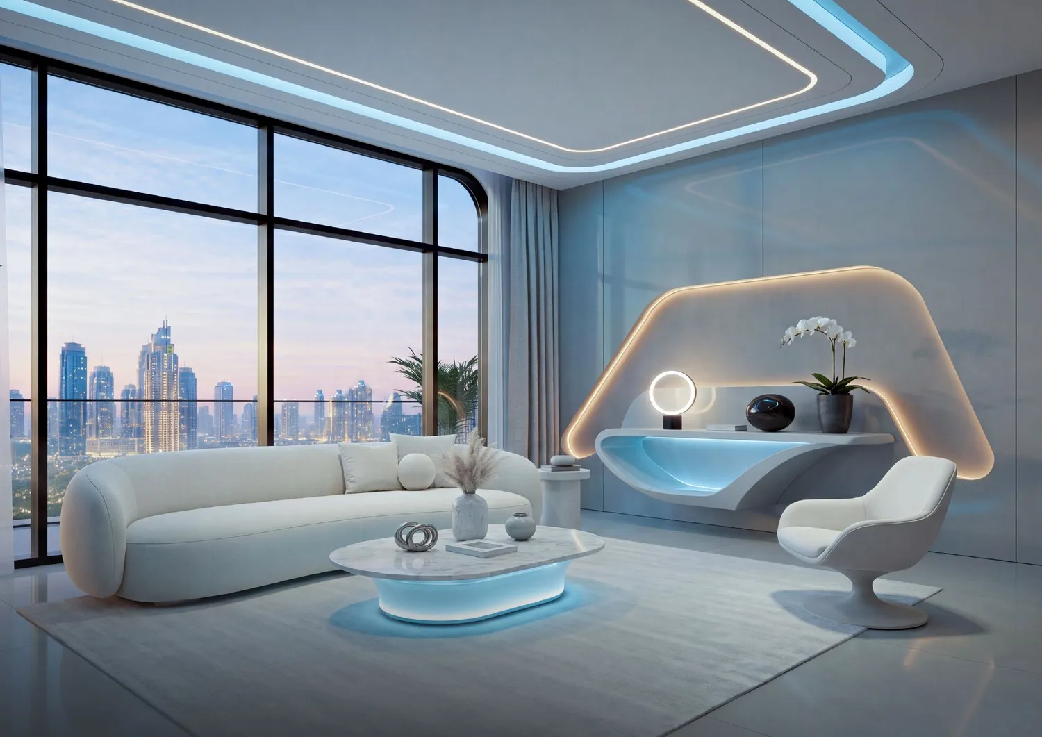 Samana Downtown One — интерьер гостиной