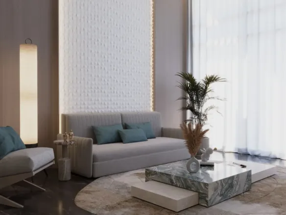 Samana Greenfield 2 — интерьер гостиной