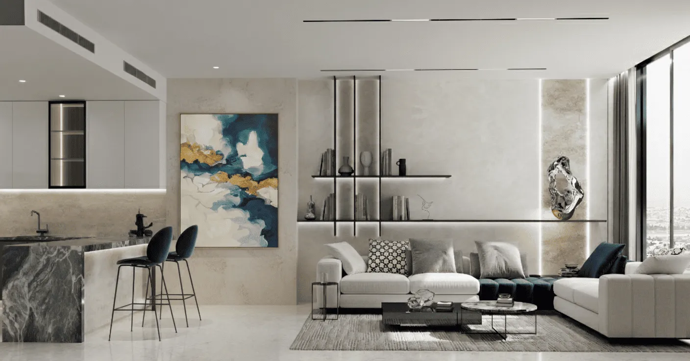 Samana Hills South 3 — интерьер гостиной