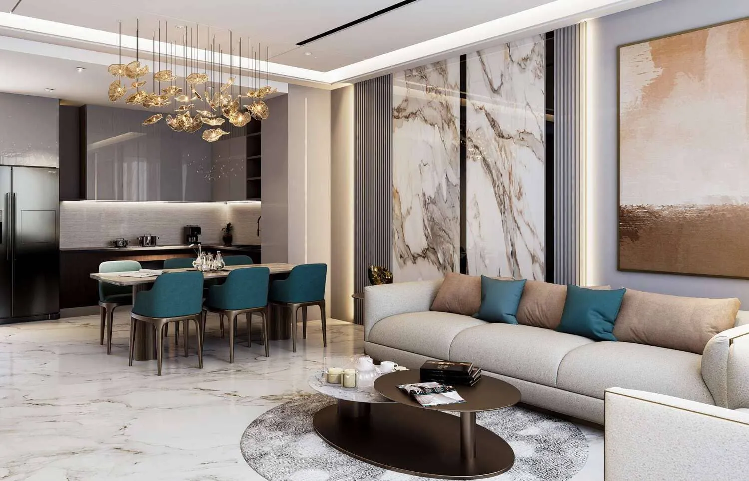 Samana Hills South — интерьер гостиной