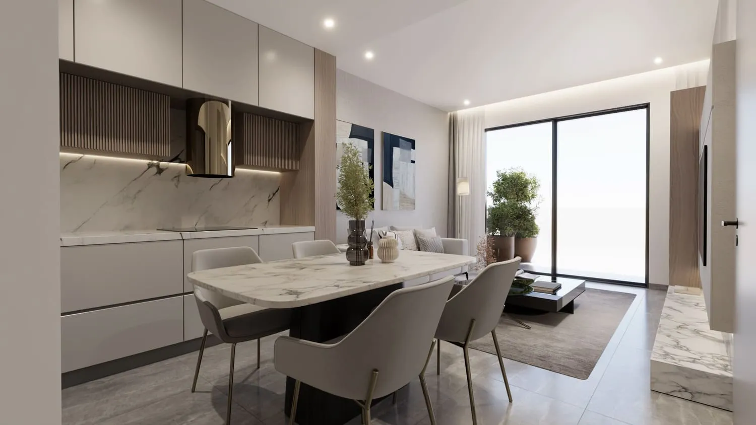 Samana Manhattan 2 — кухня-гостиная