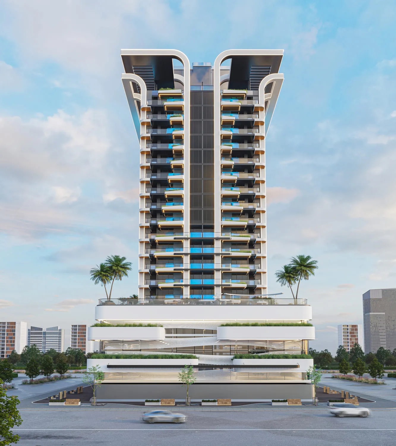 Samana Manhattan — фасад здания