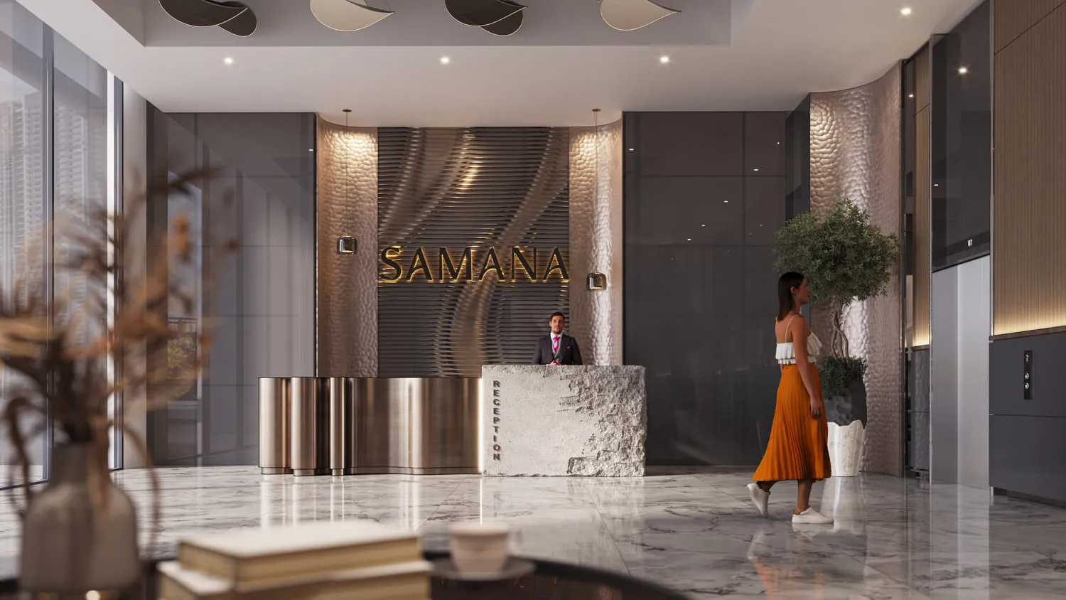 Samana Parkville — лобби