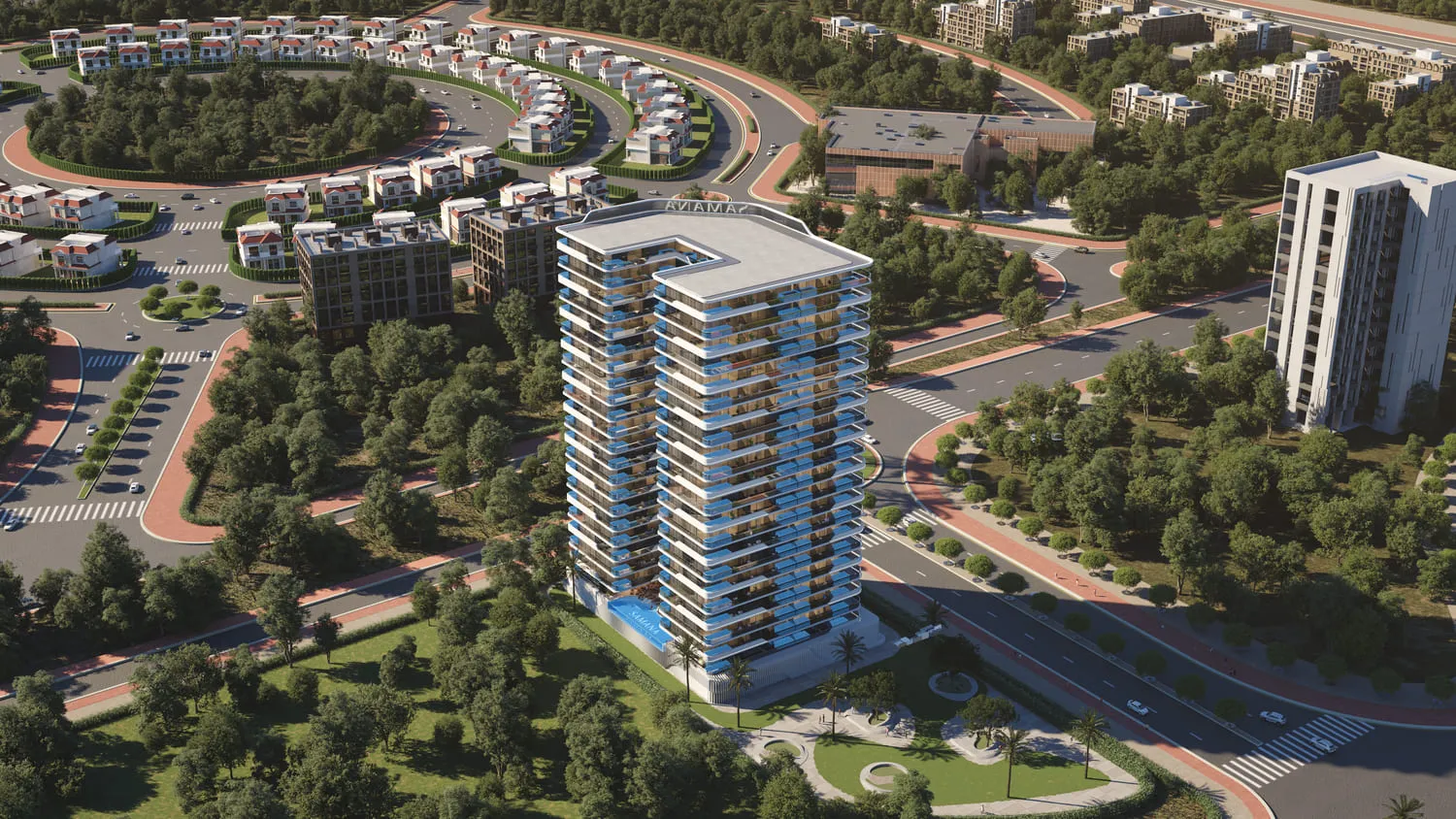 Samana Parkville в районе Дубайленд Резиденс Комплекс — фото 2
