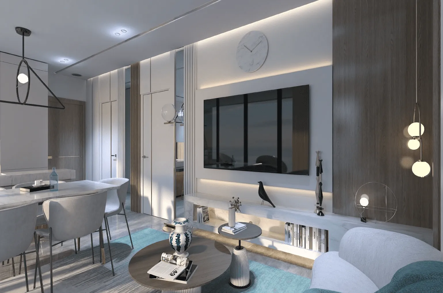 Samana Santorini — интерьер гостиной, фото 14