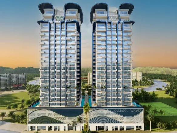 Samana Waves Phase II в районе JVC (Джумейра Вилладж Серкл) — фото 1
