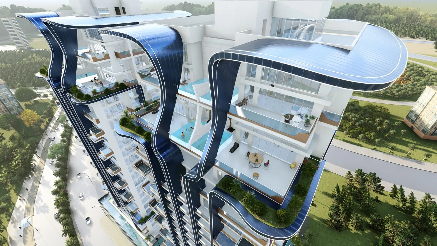 Samana Waves Phase II в районе JVC (Джумейра Вилладж Серкл) — фото 2