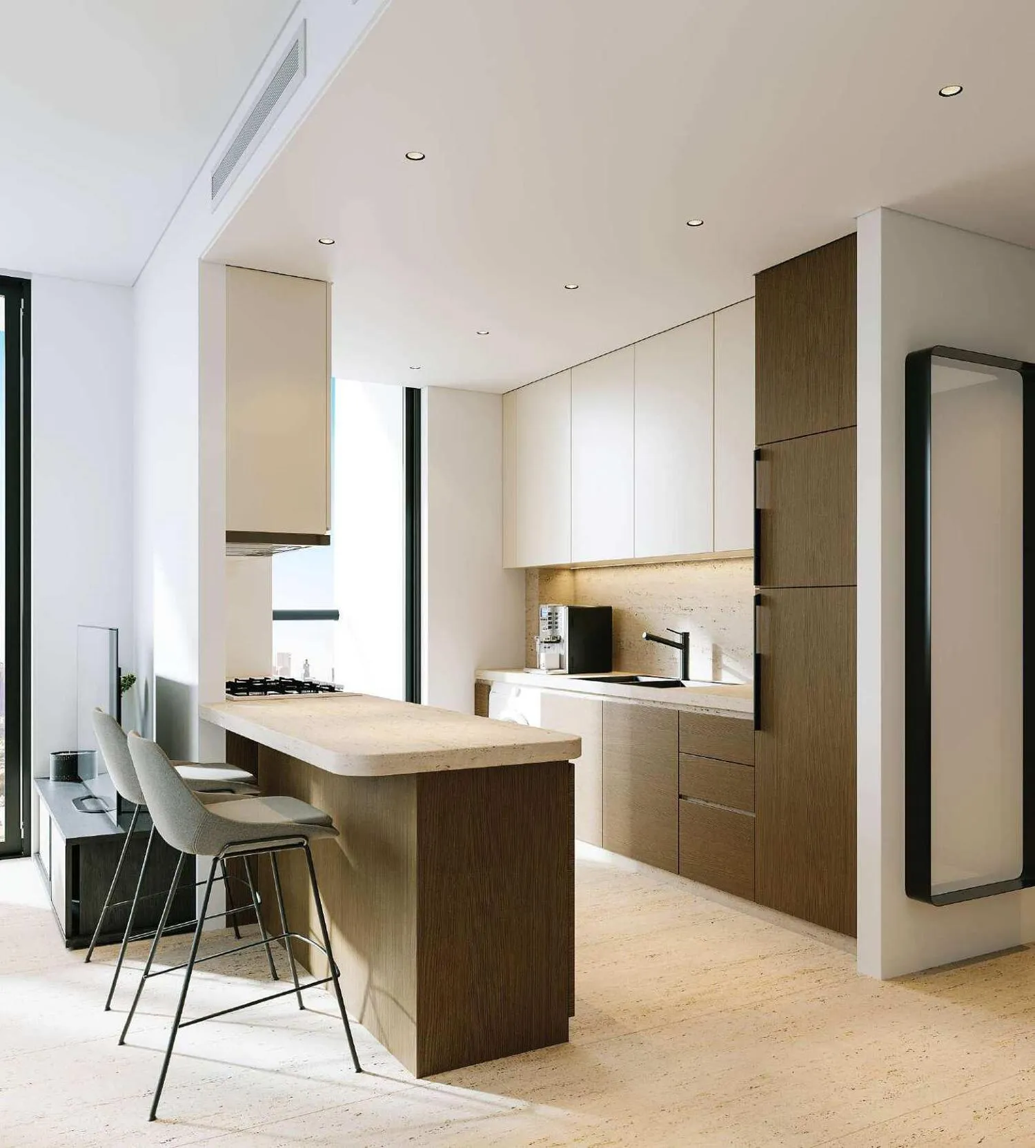 Santorini Residences by Loutraki — кухня