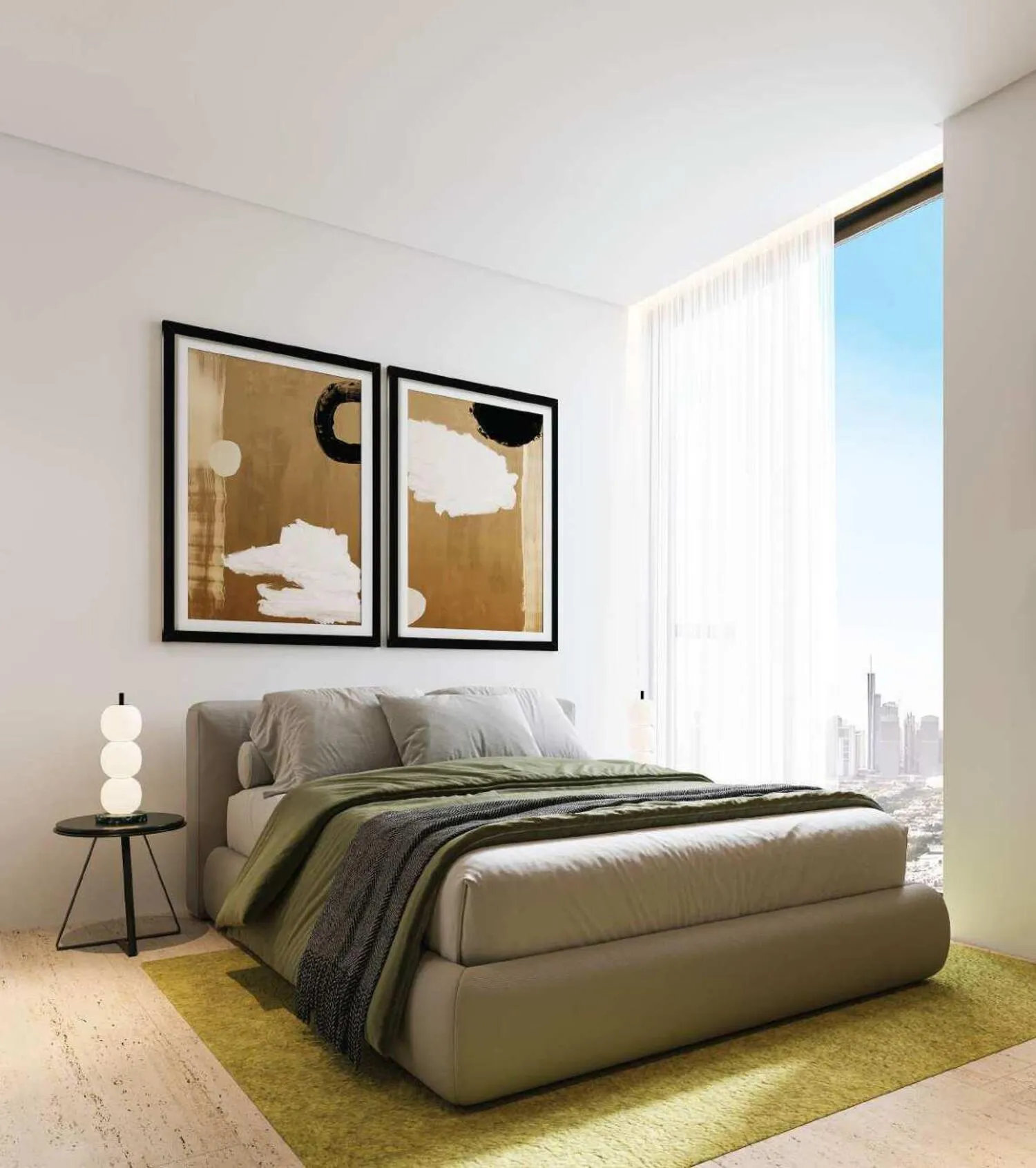Santorini Residences by Loutraki — спальня