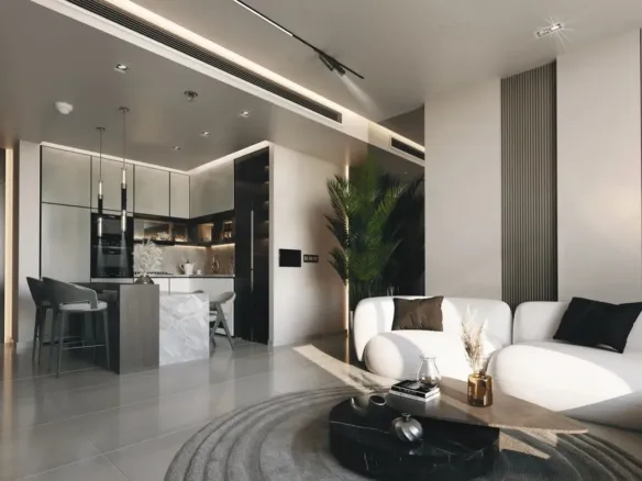 Saray Prime Residence — кухня-гостиная