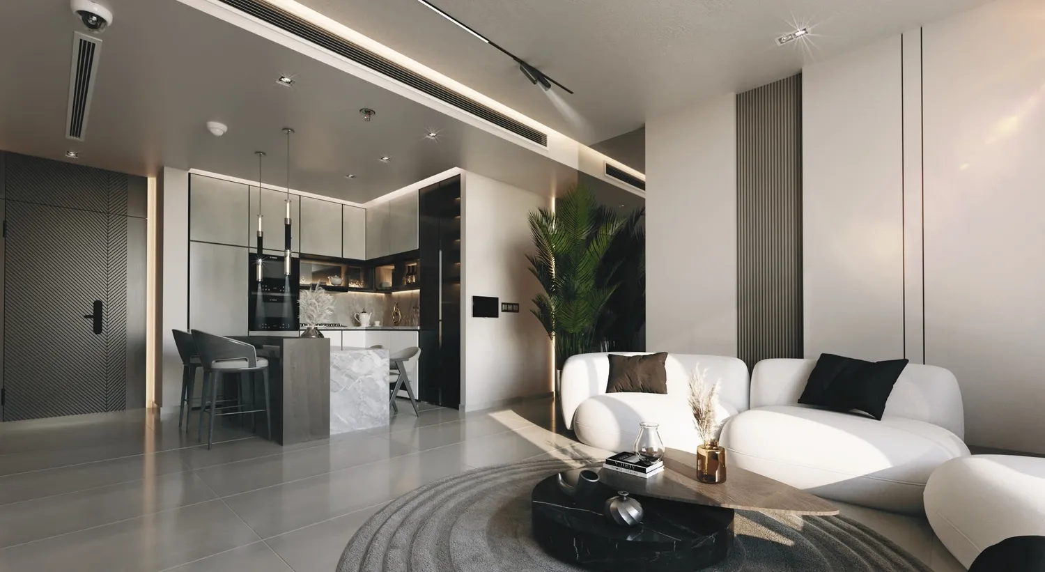 Saray Prime Residence — кухня-гостиная
