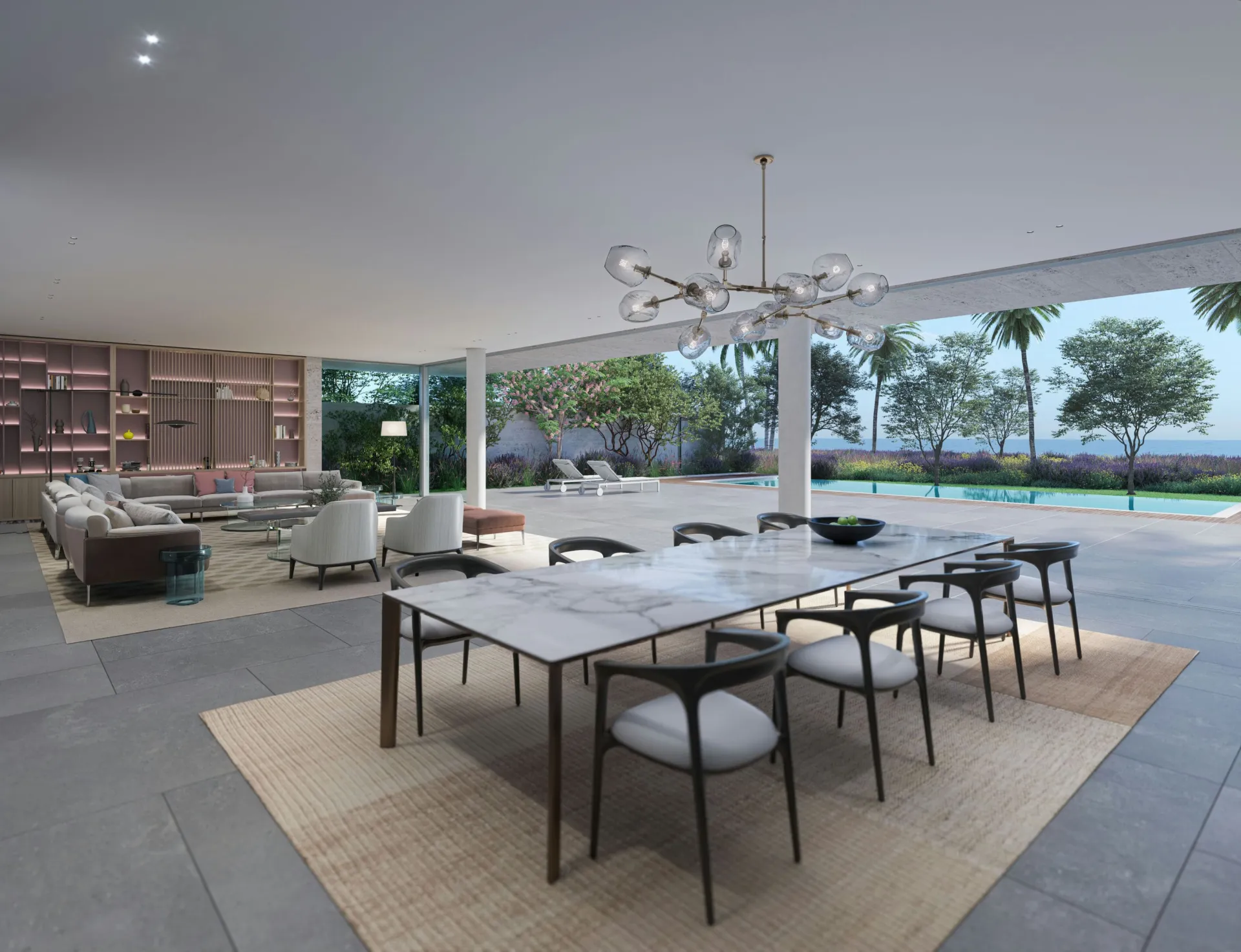 Sea Glints Mansions — интерьер гостиной, фото 11