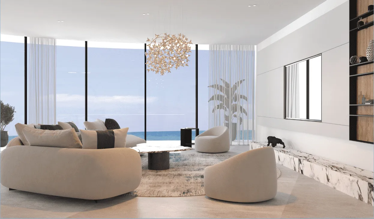 Sea La Vie by Nine Yards — интерьер гостиной, фото 8