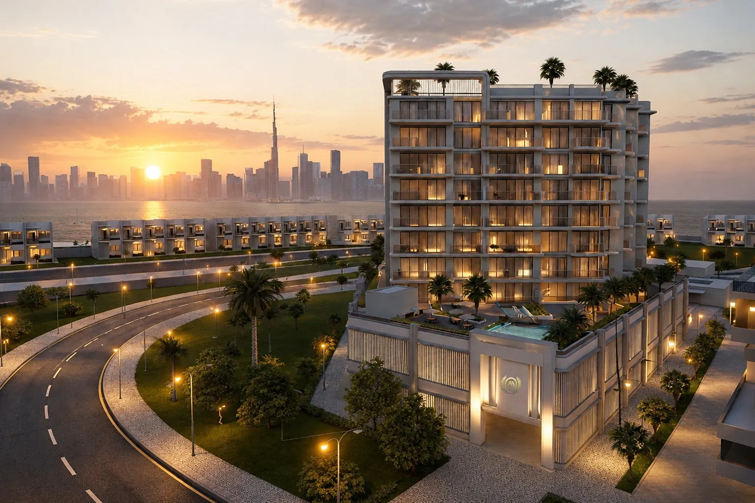 Sea View Residence в районе Острова Дубая — фото 1