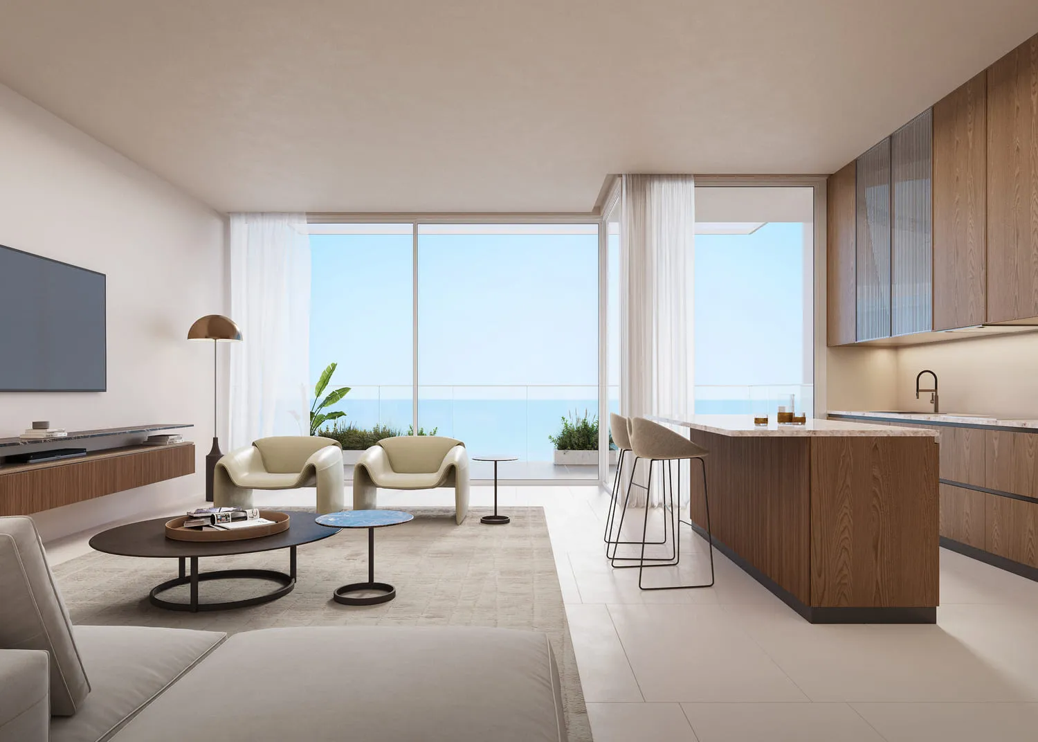 Sealine Residence — интерьер гостиной, фото 11