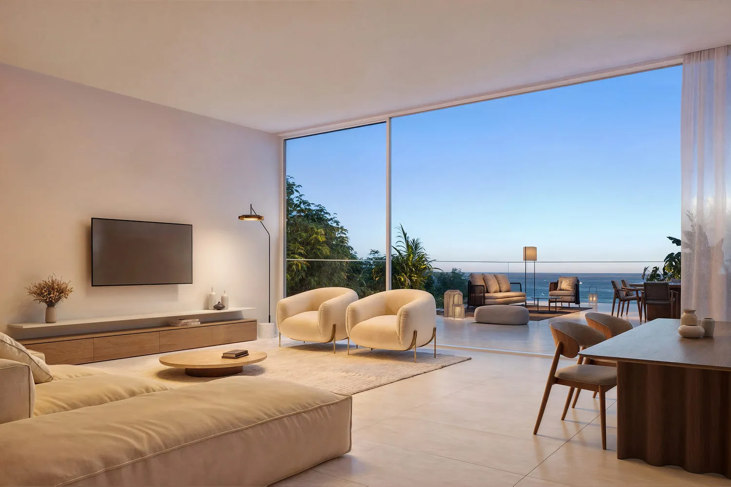 Sealine Residence — интерьер гостиной, фото 9