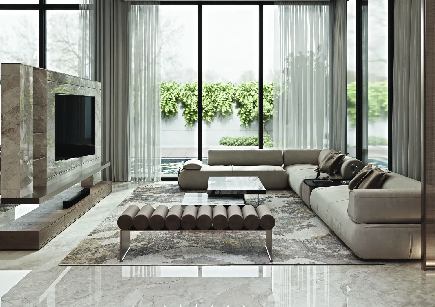 Selora Residences — интерьер гостиной