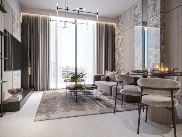 Serene Gardens — интерьер гостиной