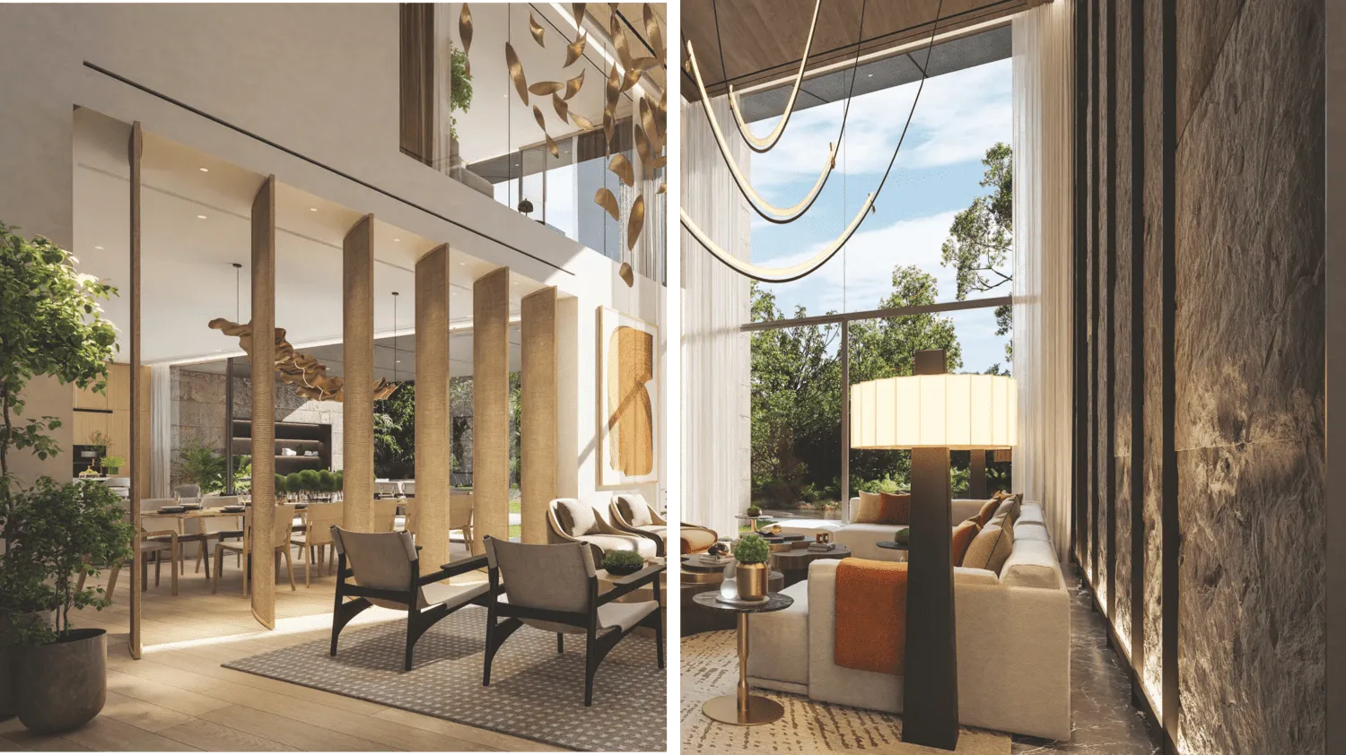 Serenity Mansions — интерьер гостиной
