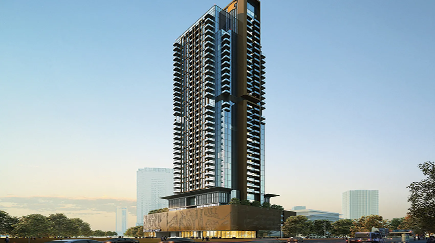 Seslia Tower в районе JVT (Джумейра Вилладж Трайангл) — фото 1