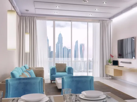 Seven Palm — интерьер гостиной, фото 5