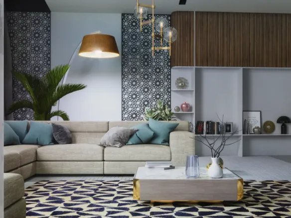 Seven Palm — интерьер гостиной, фото 7
