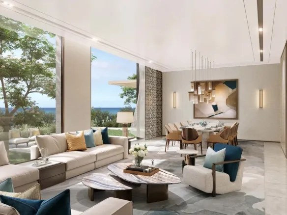 Sha Residence Emirates — интерьер гостиной