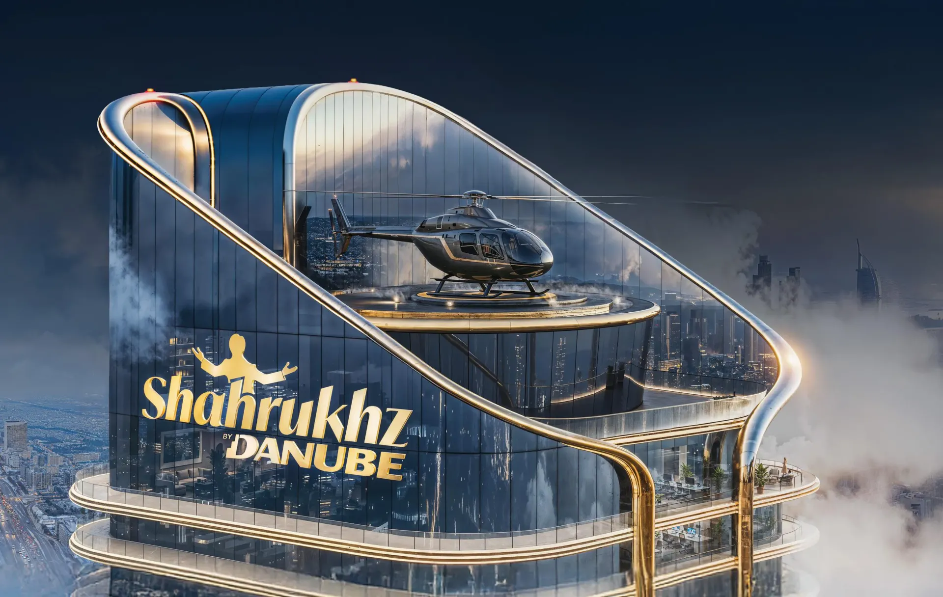 Shahrukhz By Danube — вертолетная площадка