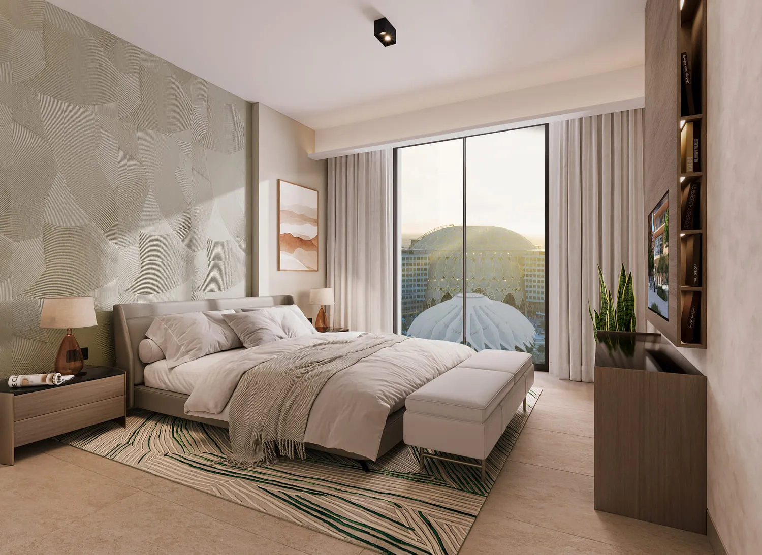 Sidr Residences — спальня