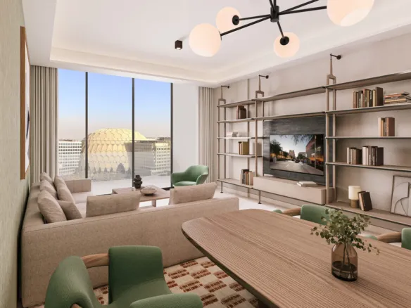 Sidr Residences — интерьер гостиной