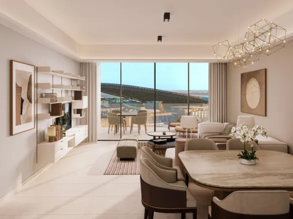 Sidr Residences — интерьер гостиной, фото 7