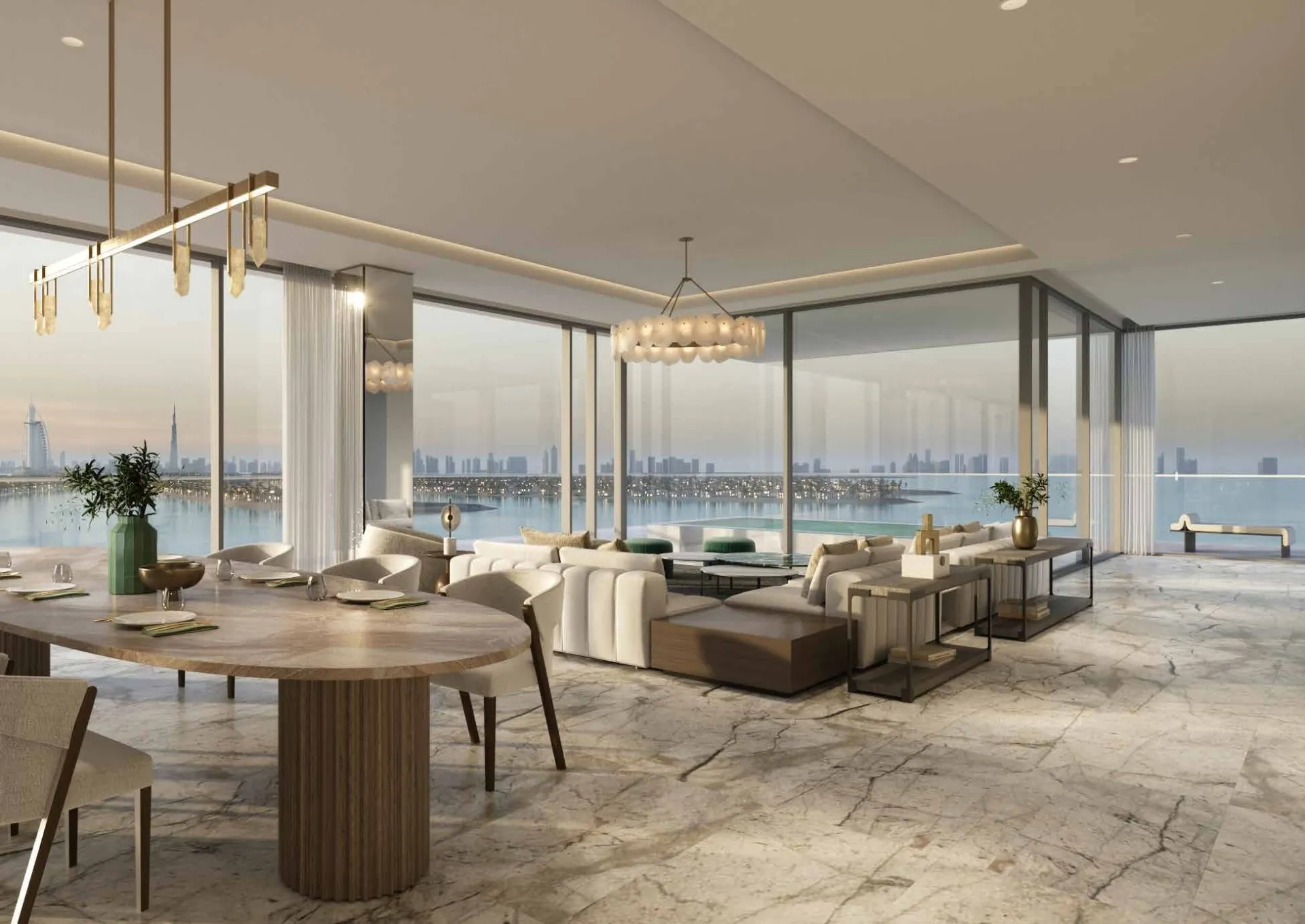 Six Senses — интерьер гостиной