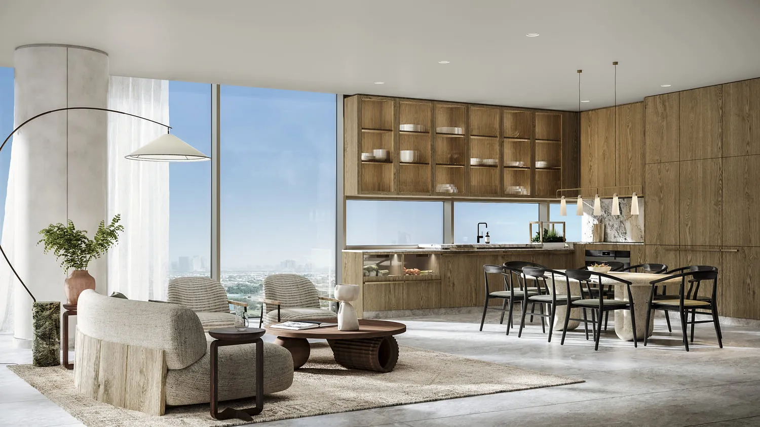Six Senses Residence — кухня-гостиная