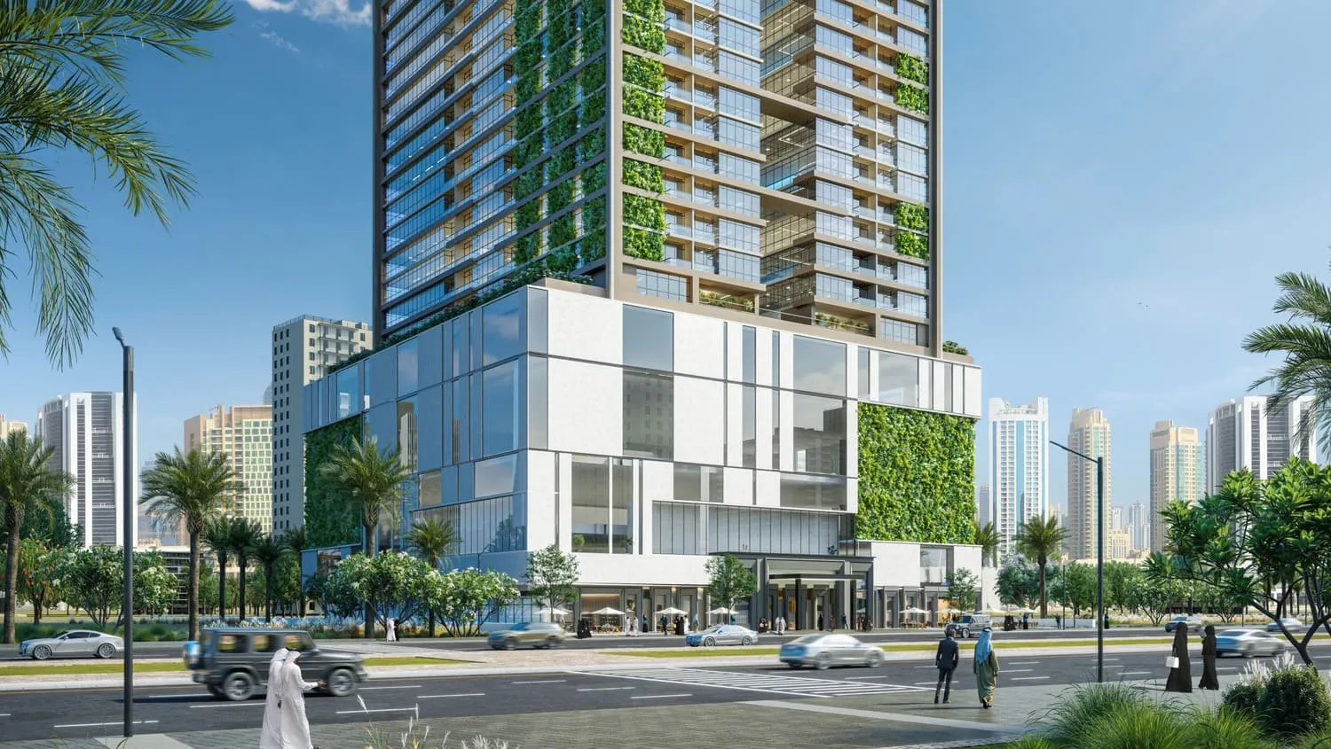 Sky Gardens Tower — вид на комплекс, фото 5