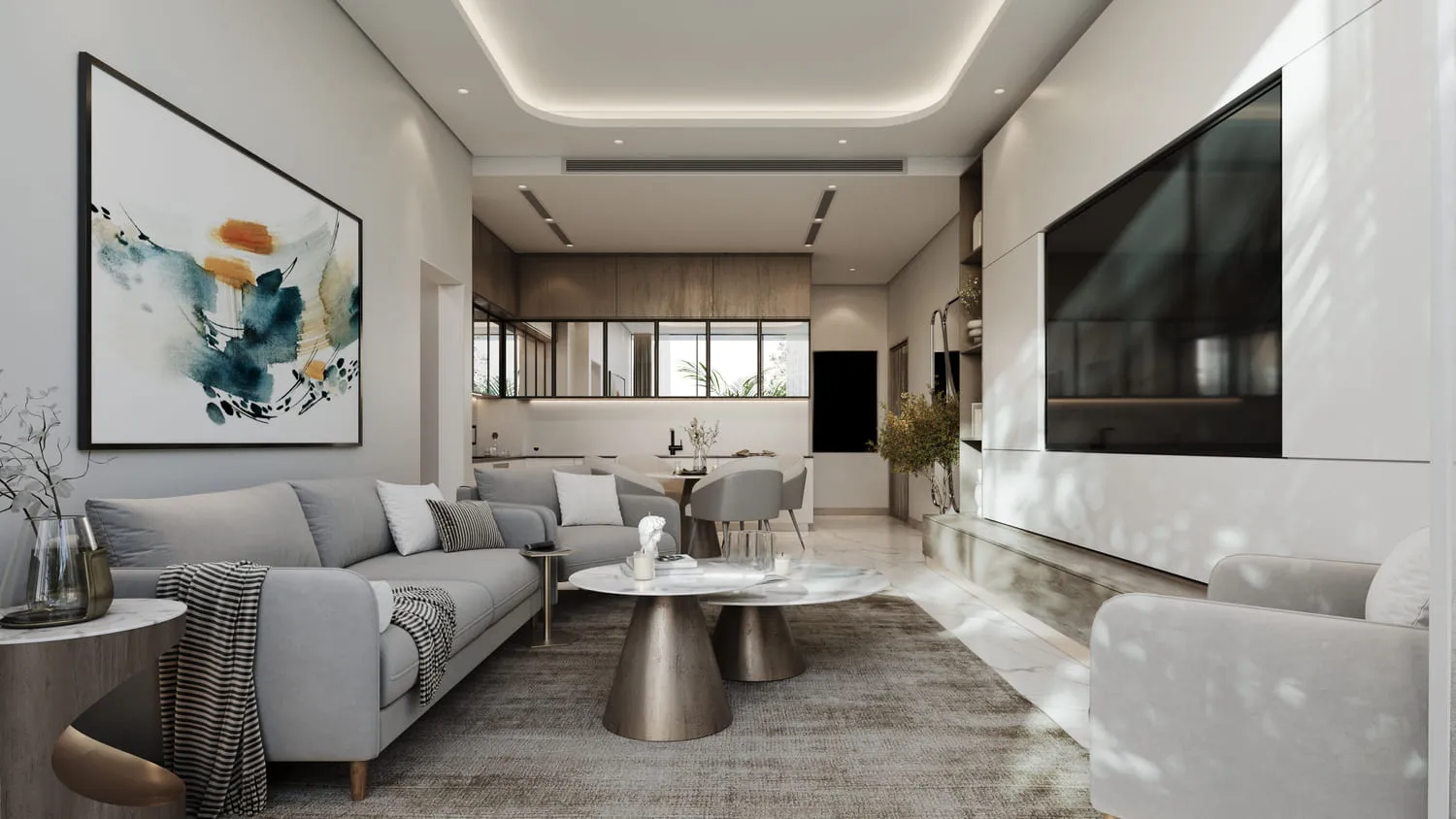 Sky Hills Residence 3 — интерьер гостиной