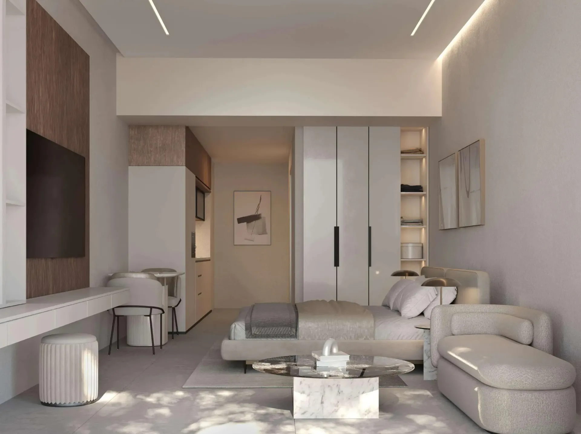 Sky Hills Residence — интерьер студии